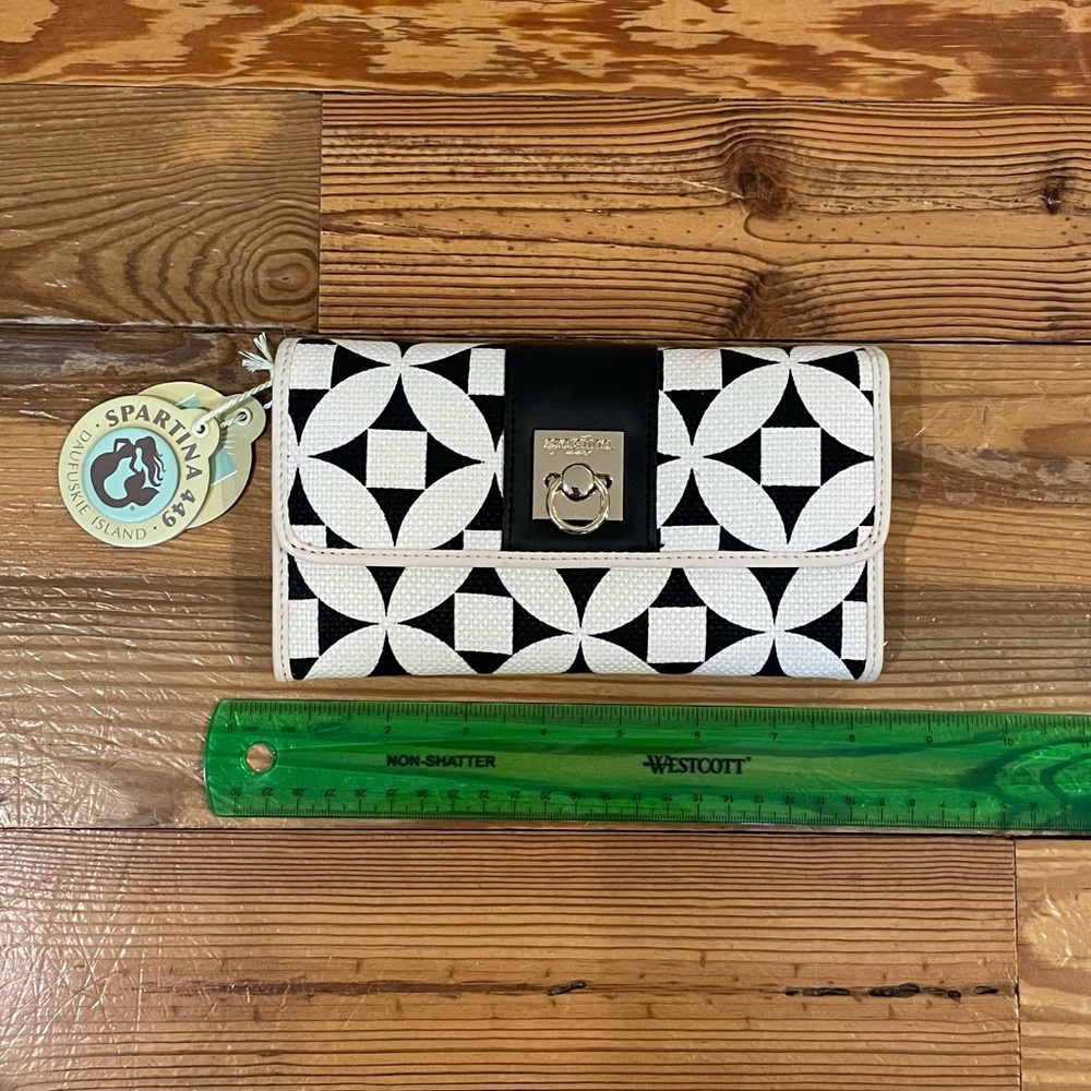 Spartina 449 Black & White Wallet